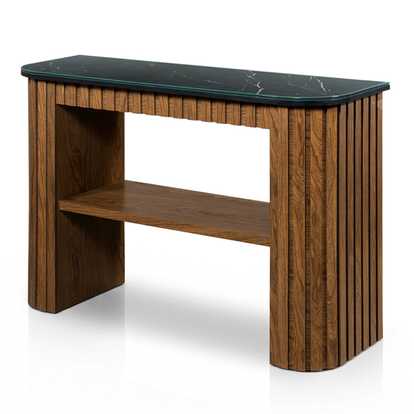 Imagen de Buffete Capri c/ cristal nogal claro