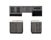 Imagen de Cocina Capri 2.40mts gris