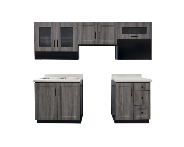 Imagen de Cocina Capri 2.40mts gris
