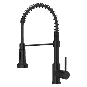 Imagen de Mezcladora Meer Para Fregadero Monomando Mzm8123f Negro