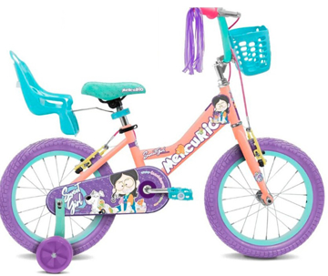 Imagen de Bicicleta Mercurio 301194 SWEET GIRL R16´´ Salmon 1V