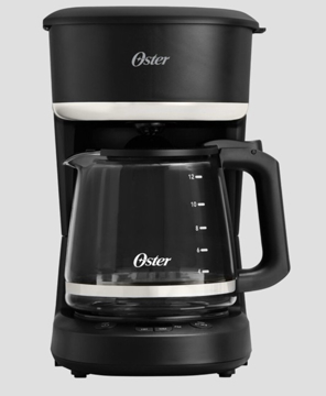 Cafetera Oster 12 tazas programable BVSTDCP121B. 2217257 Negro - OSTER