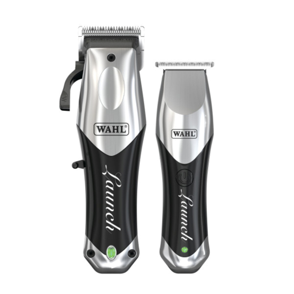Imagen de Kit Barber Wahl Launch Combo Cordles 8001 Plata