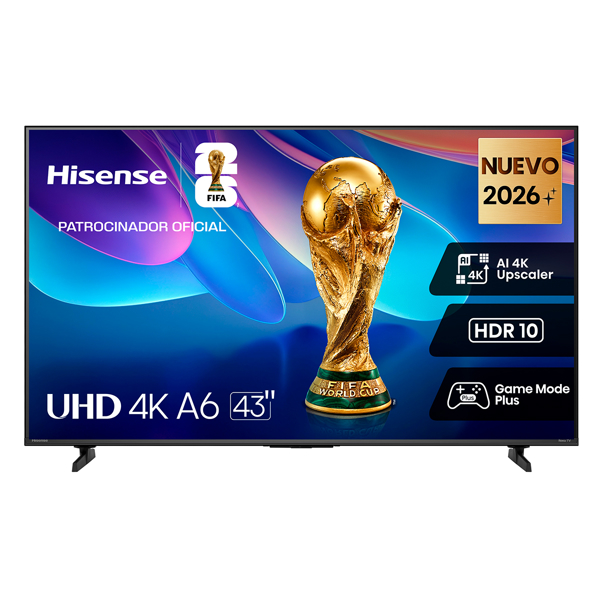 Imagen de Televisor Smart Tv  Ultra Hd 4k Hisense 43A60SR 43"