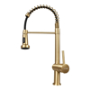Imagen de Mezcladora Meer Para Fregadero Monomando Flexible Mzm8126f Dorado