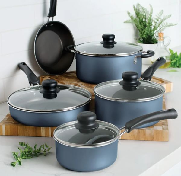 Imagen de Bateria de cocina Simple Cooking  27899226  9 Piezas Azul