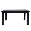 Imagen de Antecomedor tubular Lucy 4 sillas, 1 banca grabado/gris