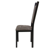 Imagen de Antecomedor Tubular Araceli 6 Sillas Marmol/Negro