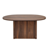 Imagen de Antecomedor Tubular Emma 6 Sillas madera antra/ tapiz moka
