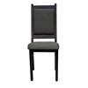 Imagen de Antecomedor Tubular Jessy 4 Sillas negro/gris