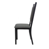 Imagen de Antecomedor Tubular Jessy 4 Sillas negro/gris